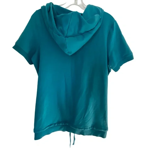 Burton Womens Short Sleeve Hooded Athleisure Hooded Sweatshirt - Sz-L - Picture 3 of 15